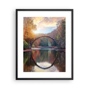 Plakát v černém rámu - Za zrcadlem - 40x50 cm