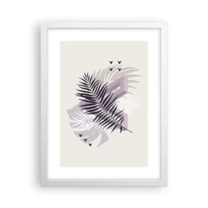 Plakát v bílém rámu - Stín stínu - 30x40 cm