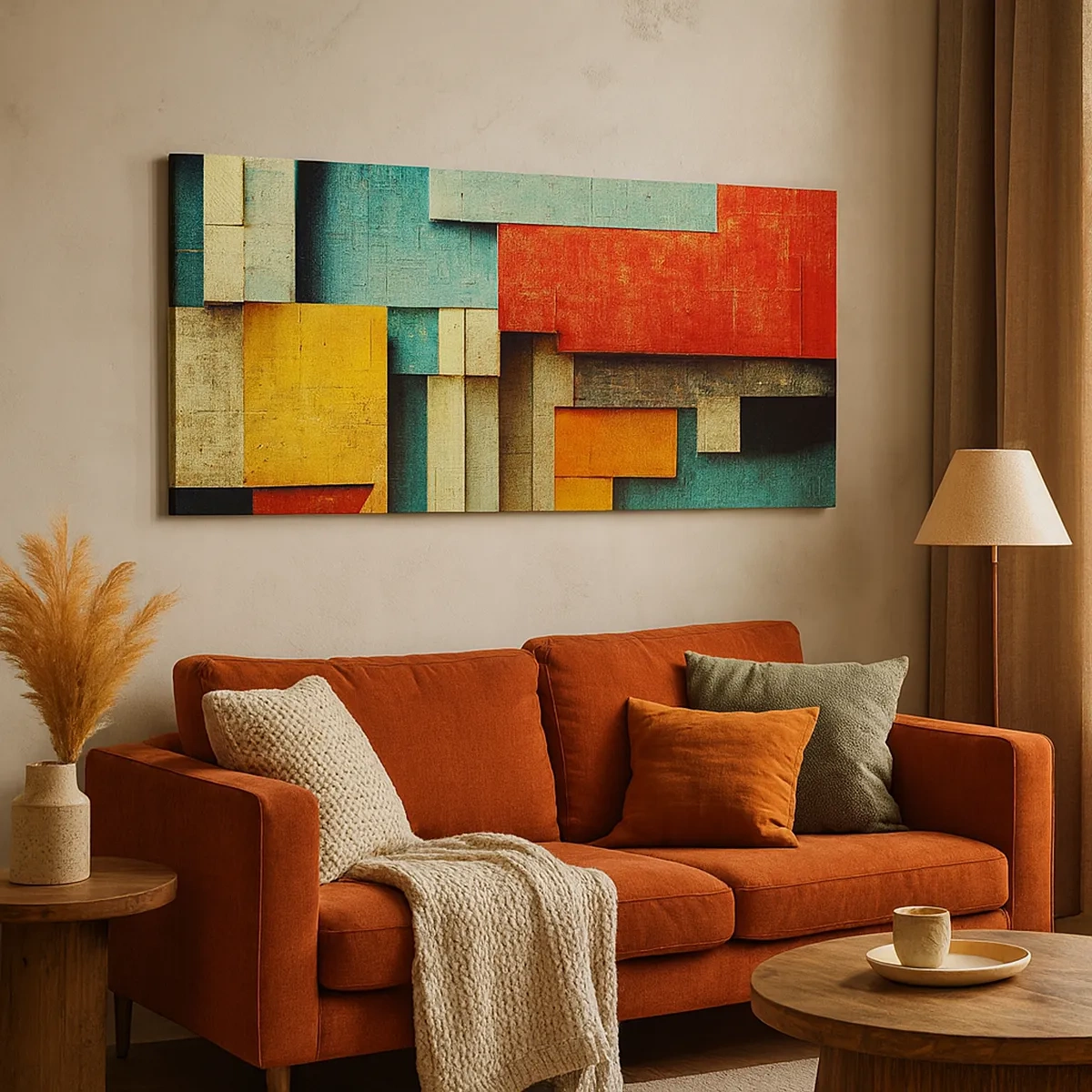 Obraz na plátně - Festival pravých úhlů - 30x30 cm