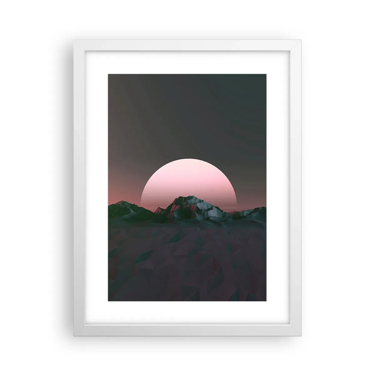 Plakát v bílém rámu - V sousední galaxii - 30x40 cm