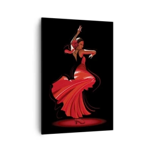 Obraz na plátně - Žhavá duše flamenco - 70x100 cm