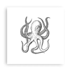 Plakát - Tančící s vlnami - 60x60 cm