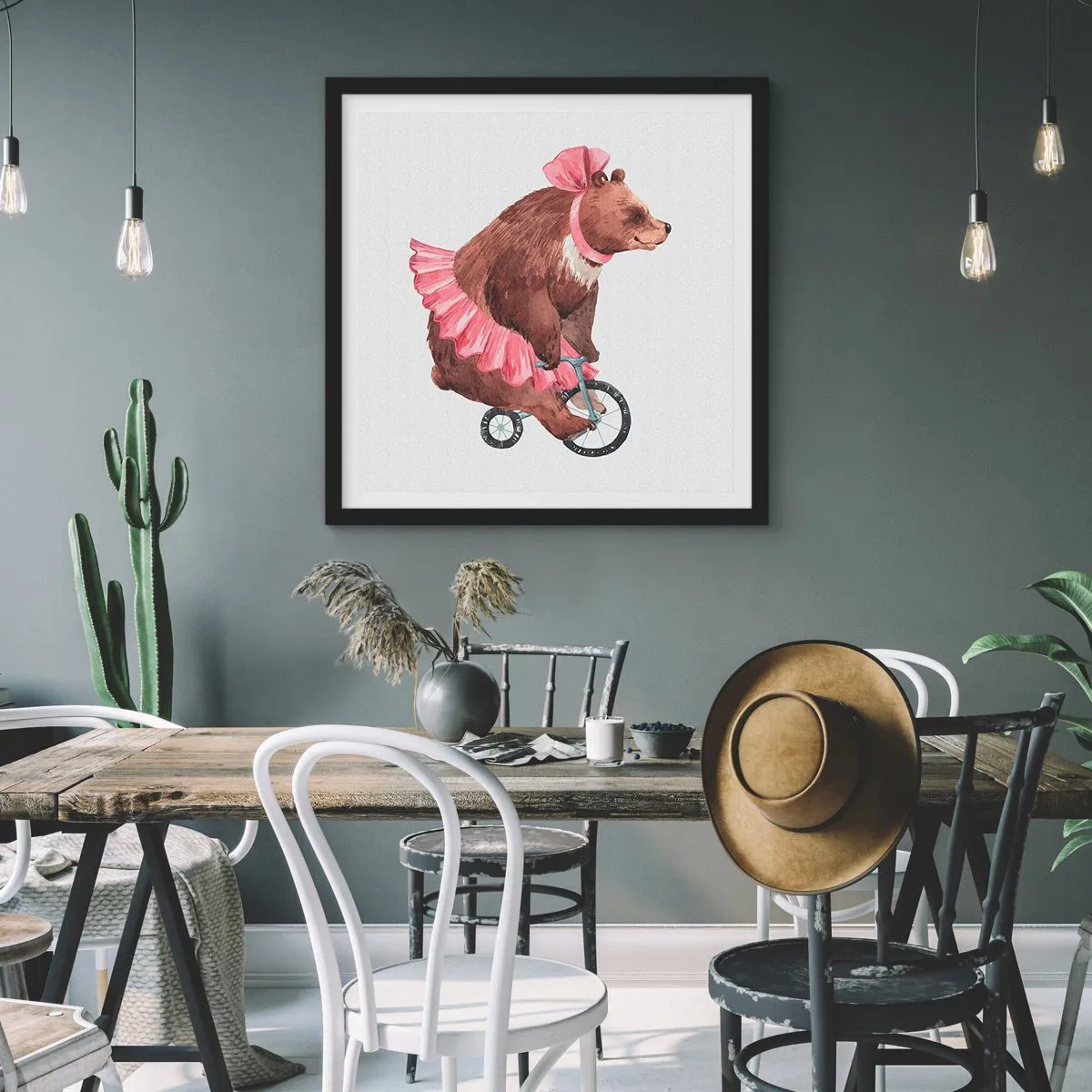 Plakát v černém rámu - To je ale cirkus! - 50x50 cm