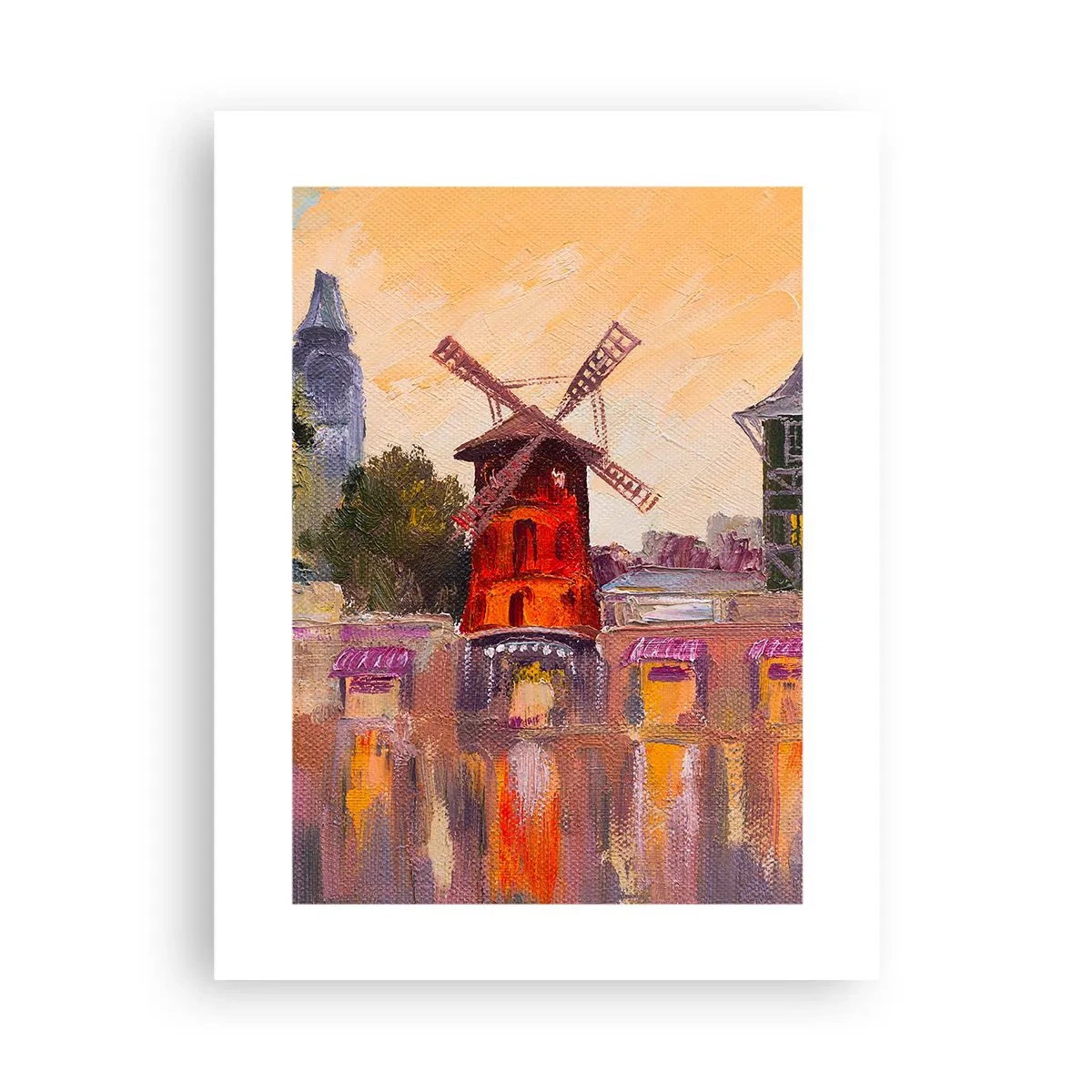 Plakát - Pařížské ikony – Moulin Rouge - 30x40 cm
