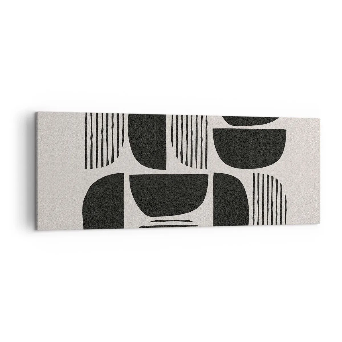 Obraz na plátně - Polovičaté soustavy - 140x50 cm