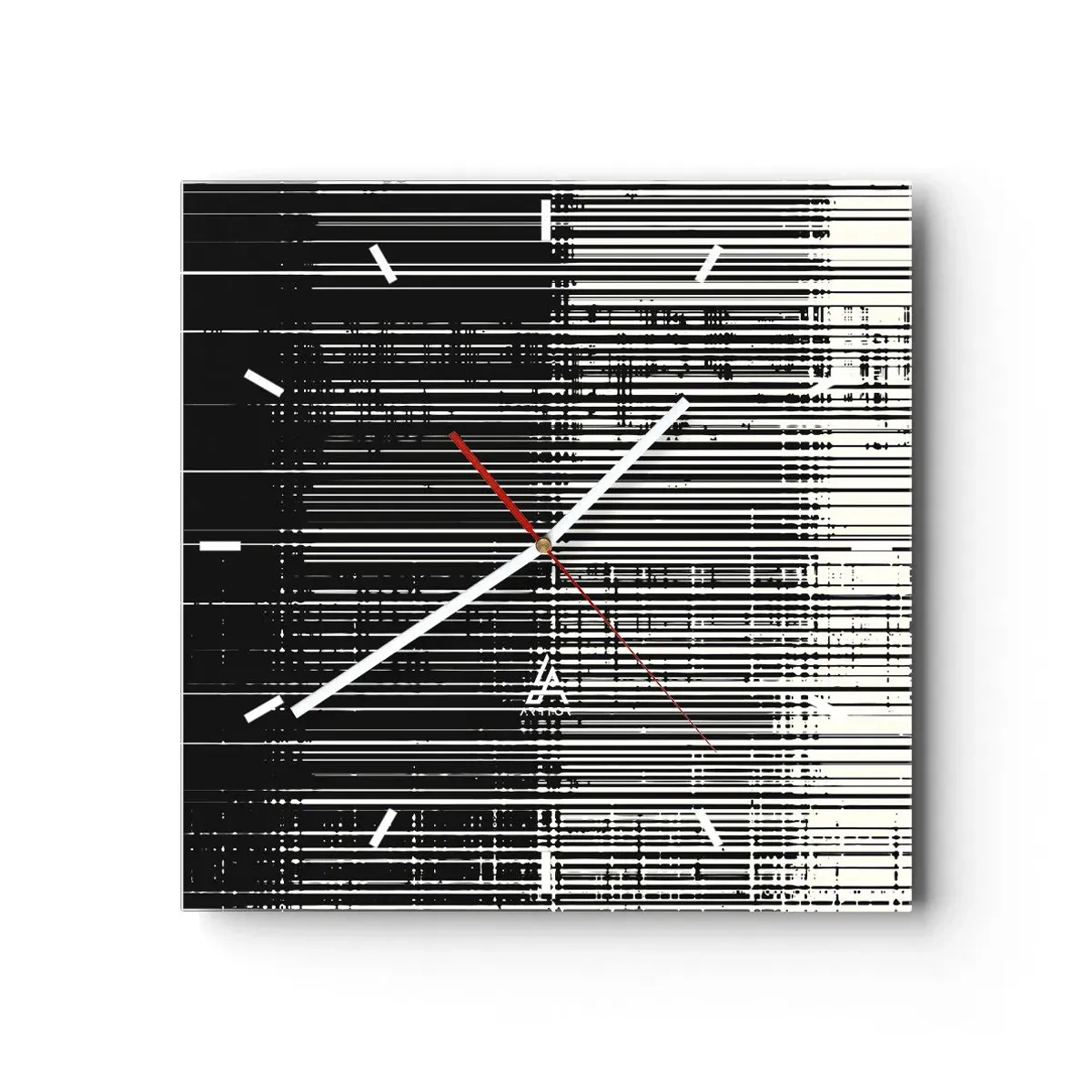 Nástěnné hodiny - Vlny a vibrace - 40x40 cm