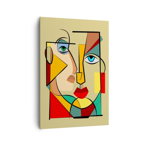 Obraz na plátně - Shodný pár - 70x100 cm