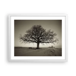 Plakát v bílém rámu - Odtud až na věčnost - 50x40 cm