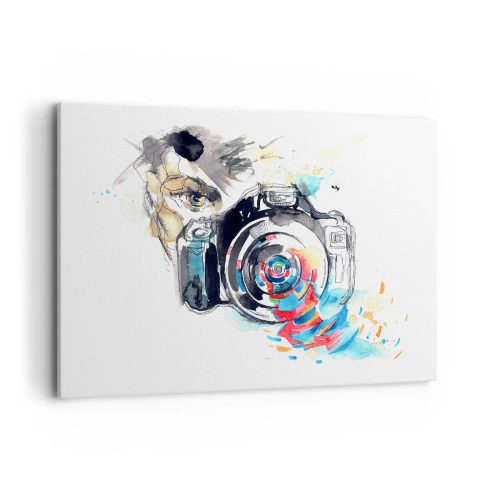 Obraz na plátně - Okem objektivu - 100x70 cm