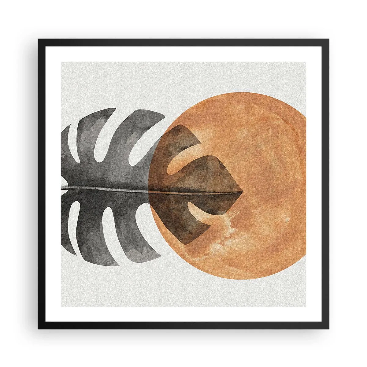 Plakát v černém rámu - Vždy slunce - 60x60 cm