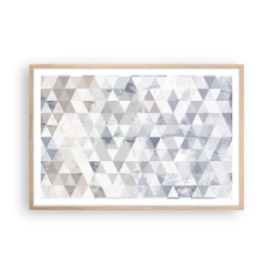 Plakát v rámu světlý dub - V rytmu na tři - 91x61 cm