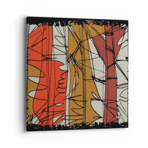 Obraz na plátně - Spontánní kompozice - 40x40 cm