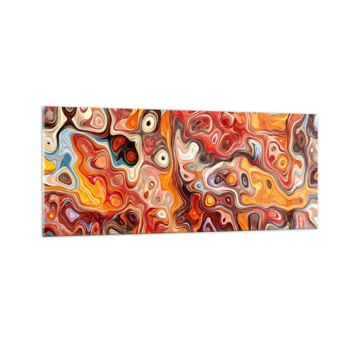 Obraz na skle - Kdyby se ořechy rozpouštěly v medu - 100x40 cm