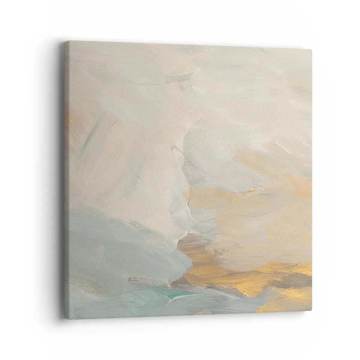 Obraz na plátně - Abstrakce – krajina něhy - 40x40 cm