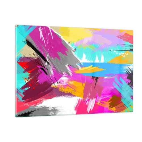 Obraz na skle - Šmouha, šmouha, sama šmouha - 120x80 cm