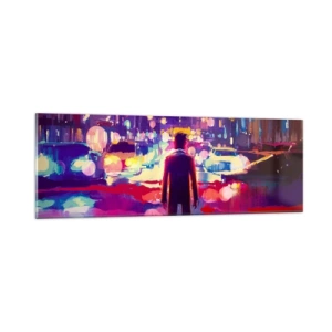 Obraz na skle - Ponořený do světla - 90x30 cm