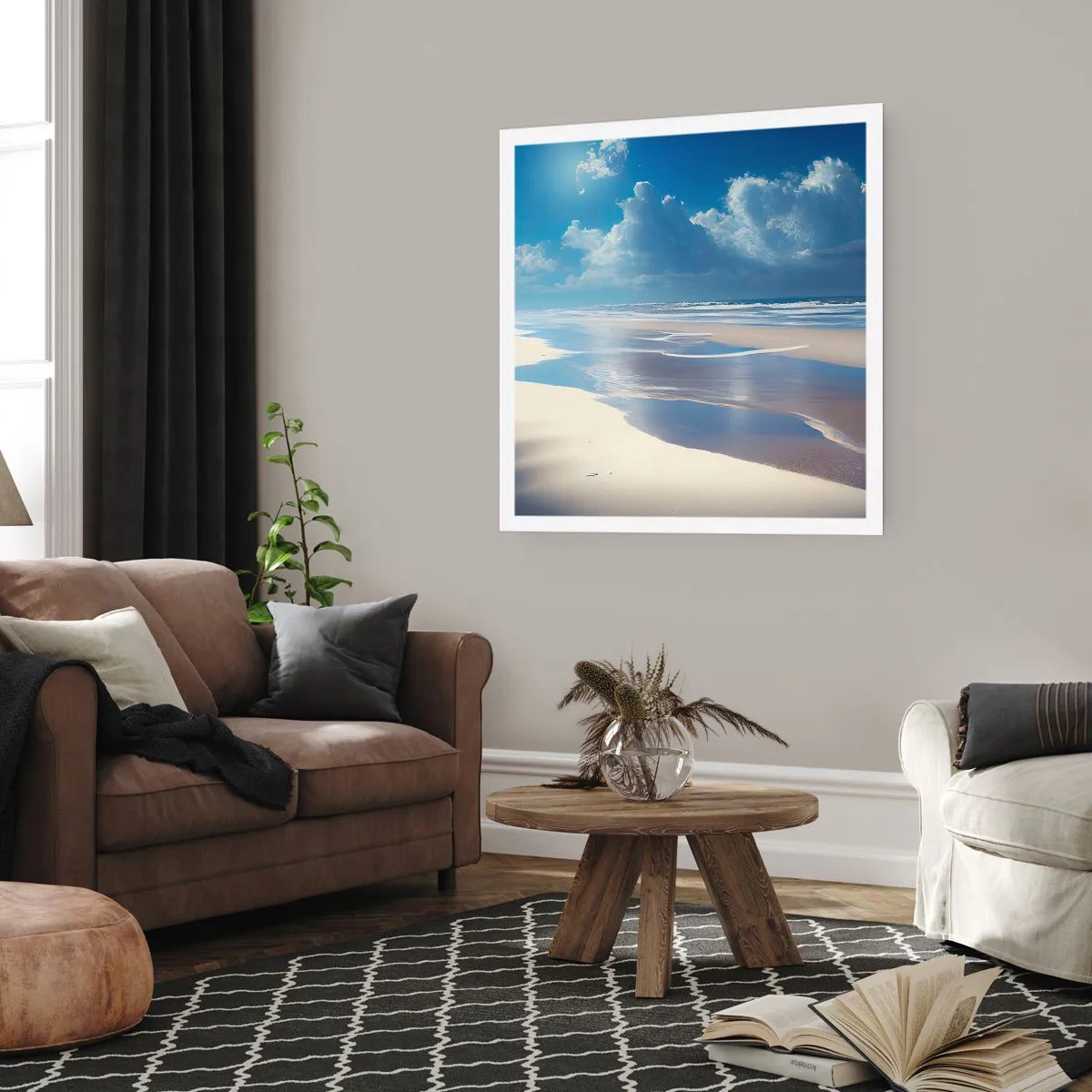 Plakát - Dovolená v ráji - 30x30 cm