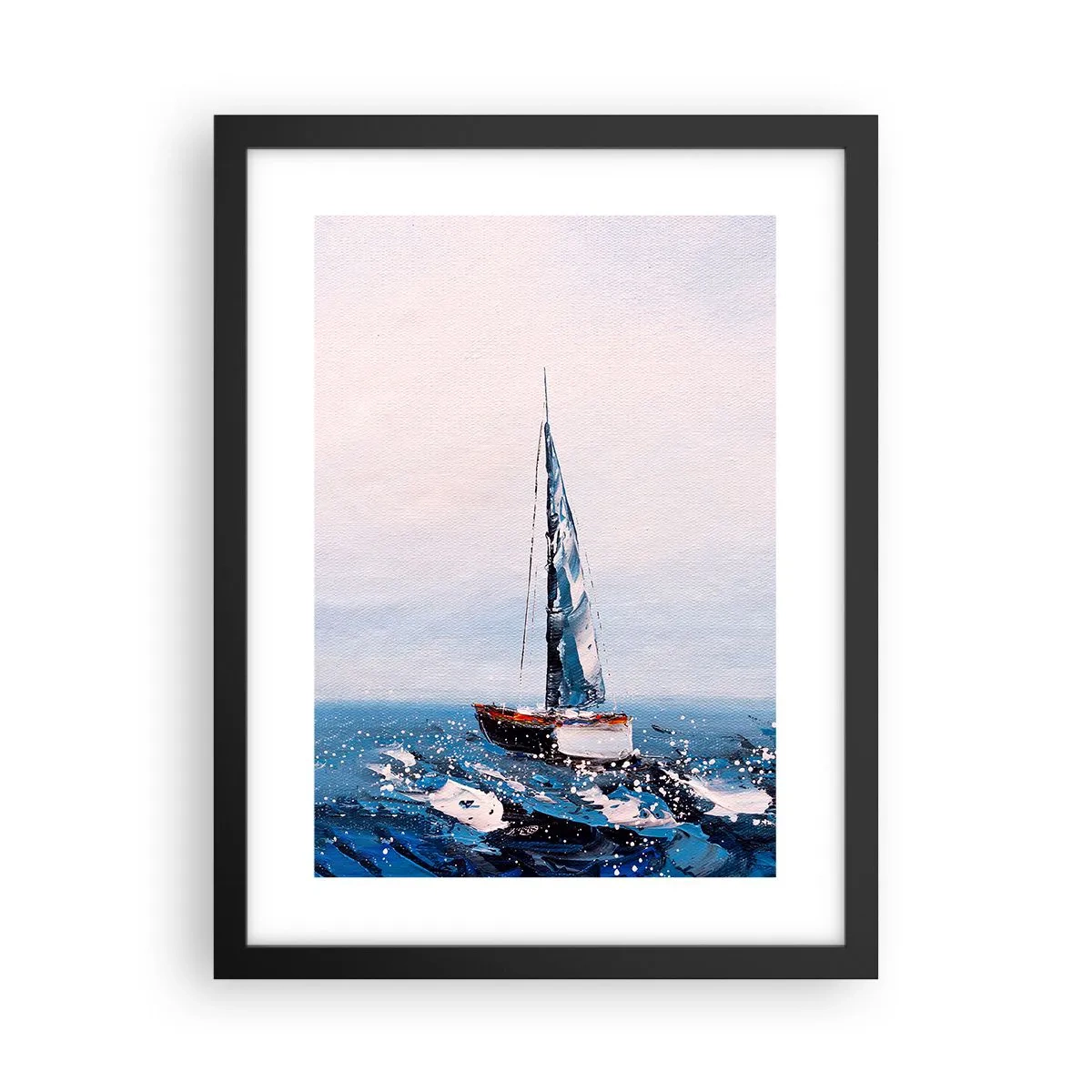 Plakát v černém rámu - Bratrství větru - 30x40 cm