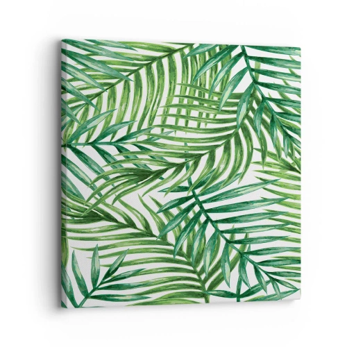 Obraz na plátně - Pod zeleným baldachýnem - 30x30 cm
