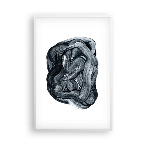 Plakát v bílém rámu - Není to tak jednoduché - 61x91 cm