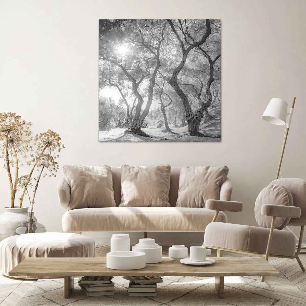 Obraz na plátně - V olivovém háji - 60x60 cm