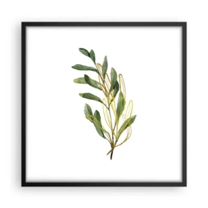 Plakát v černém rámu - Vše, co je dobré - 50x50 cm