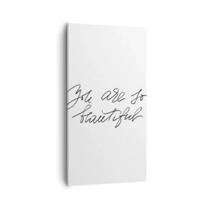 Obraz na plátně - Opravdu, věřte… - 55x100 cm