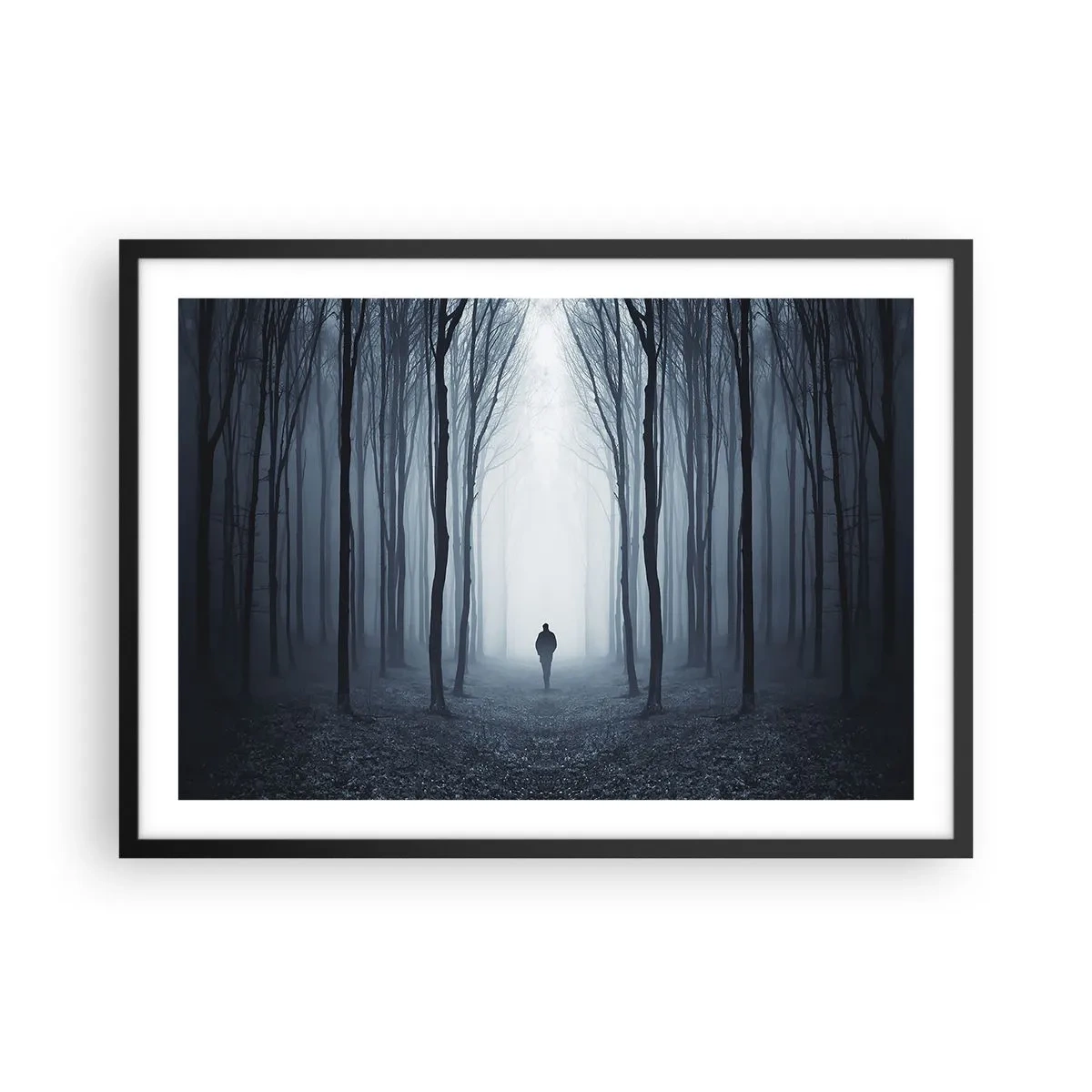 Plakát v černém rámu - A všechno jednoduché a jasné - 70x50 cm