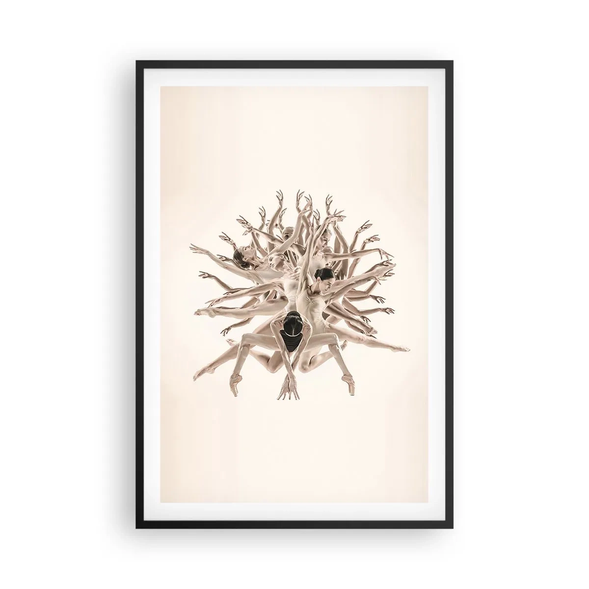 Plakát v černém rámu - Rozkvět v tanci - 61x91 cm