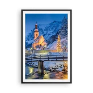 Plakát v černém rámu - Duch Vánoc - 61x91 cm