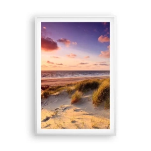 Plakát v bílém rámu - Už v létě voní vzduch - 61x91 cm