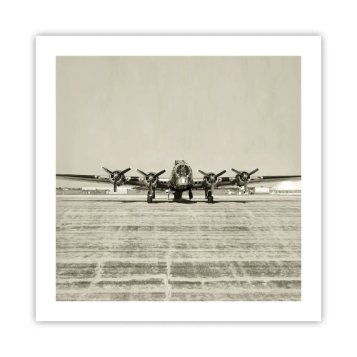 Plakát - Jako vždy připraven - 50x50 cm