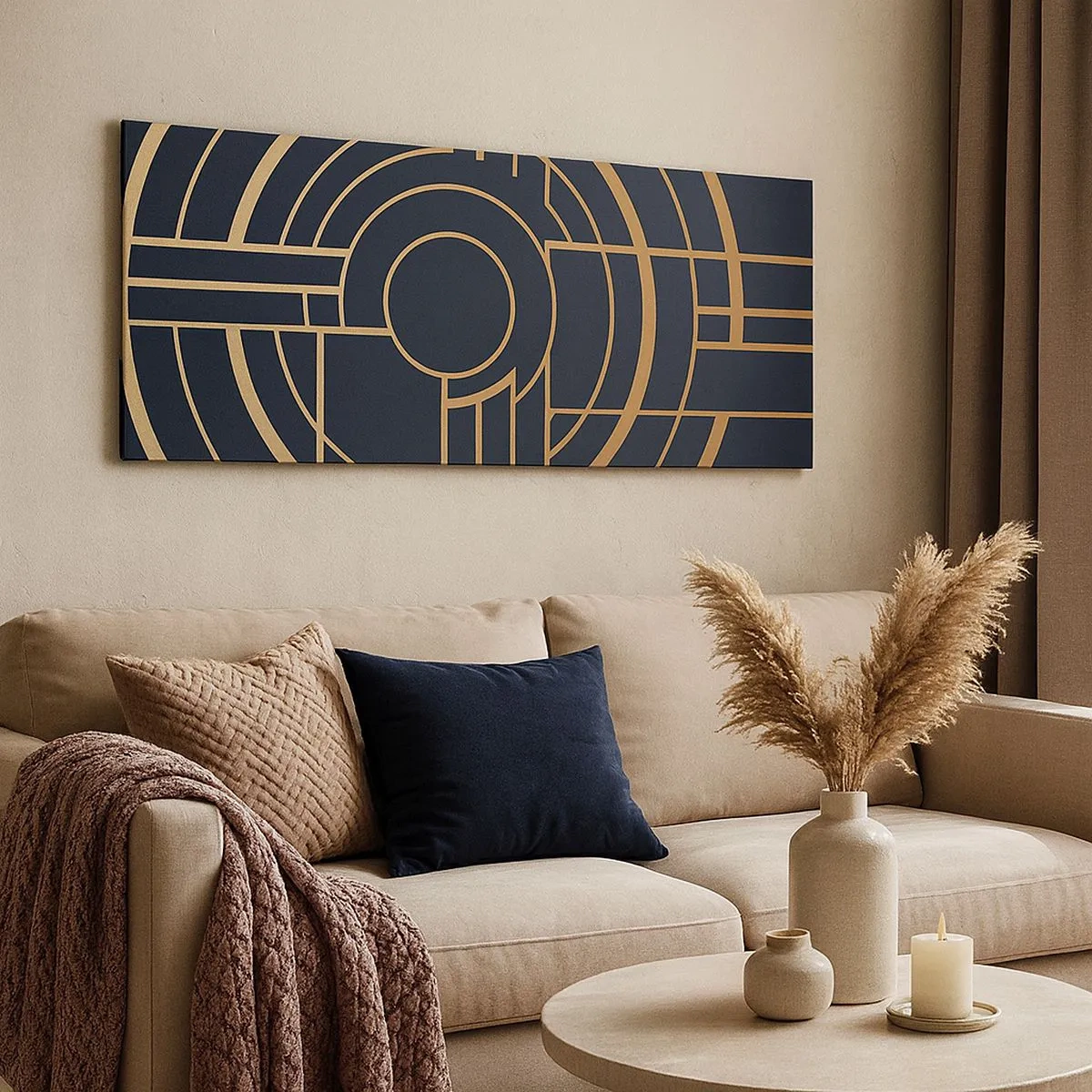 Obraz na plátně - Obraty události - 100x40 cm