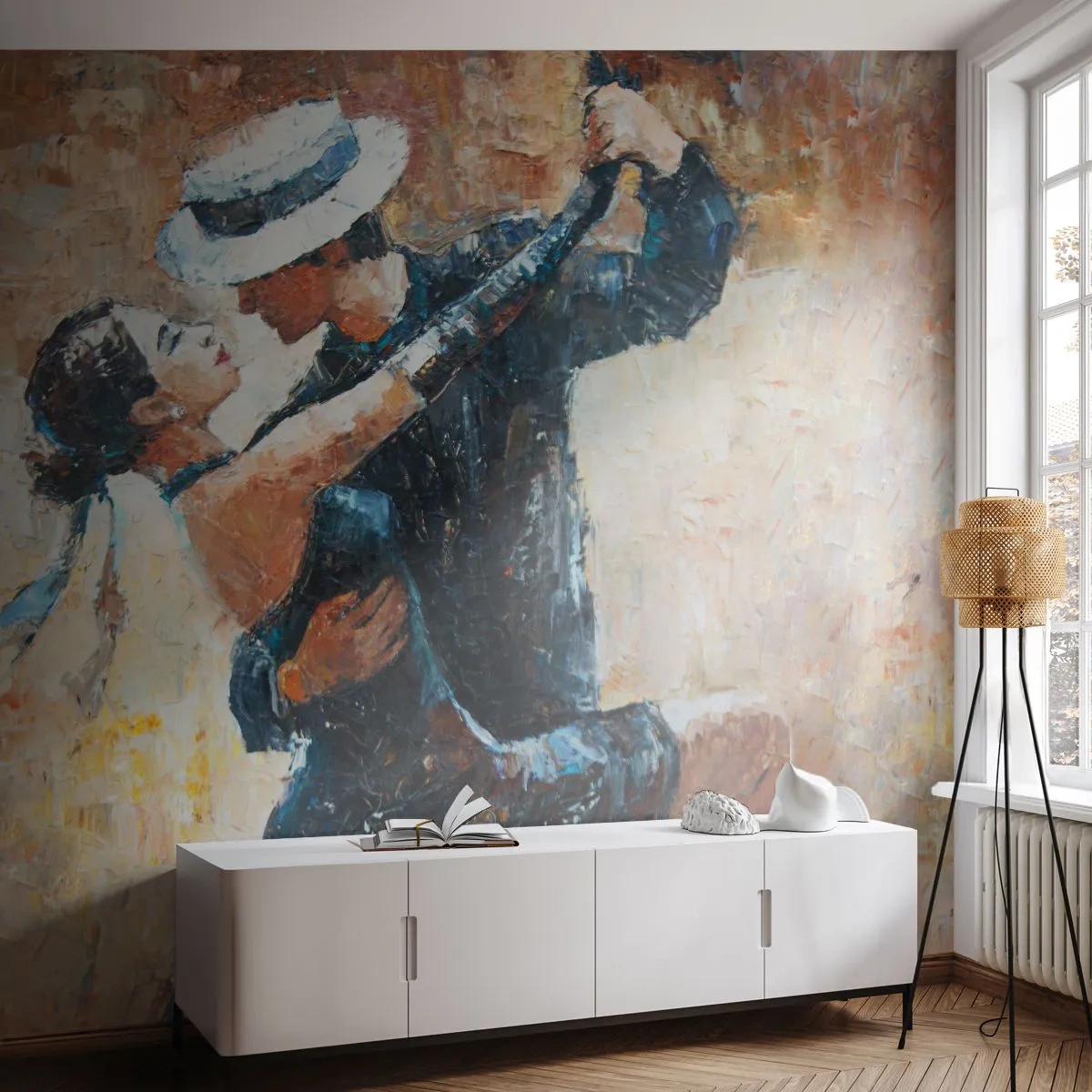 Fototapeta Standard Eco - A la Rudolf Valentino - Abstrakce, Tanec, Tango - 350x256 cm