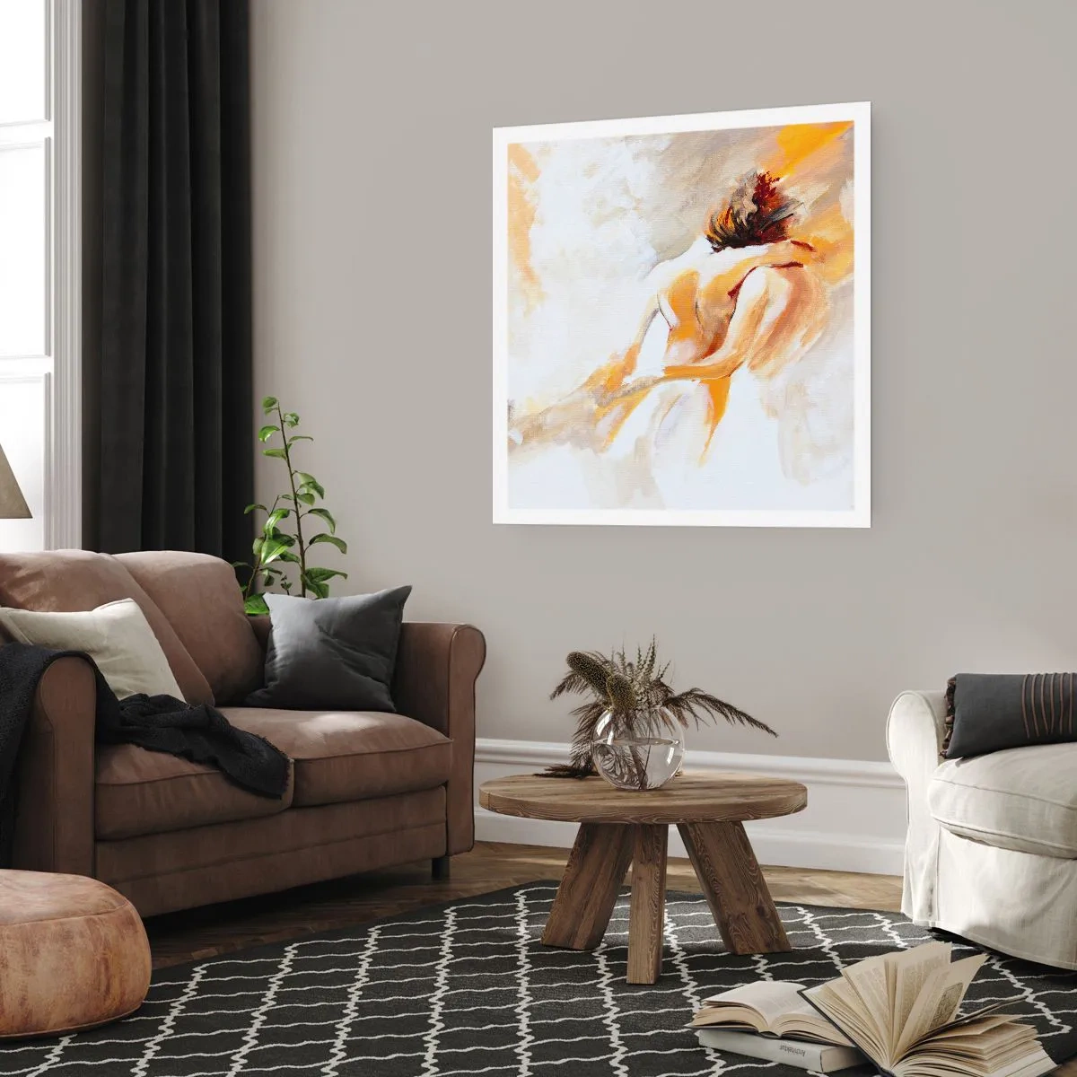 Plakát - Blízkost v nebi - 40x40 cm