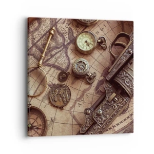 Obraz na plátně - Dobrodružství volá - 40x40 cm