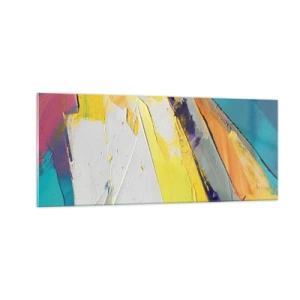 Obraz na skle - Anatomie světla - 100x40 cm