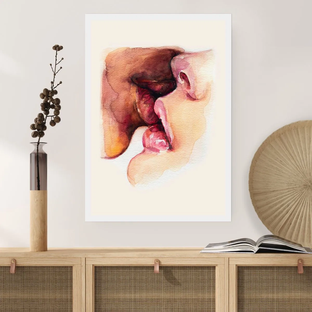 Plakát - Jako noc a den, země a nebe - 40x50 cm