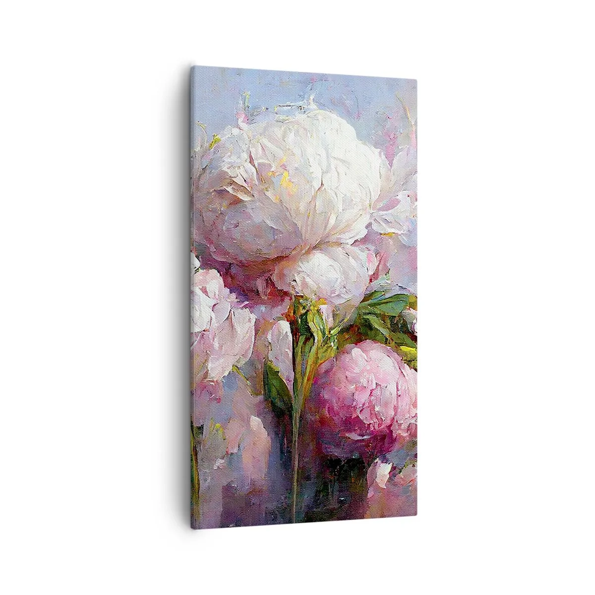 Obraz na plátně - Kytice překypující životem - 55x100 cm