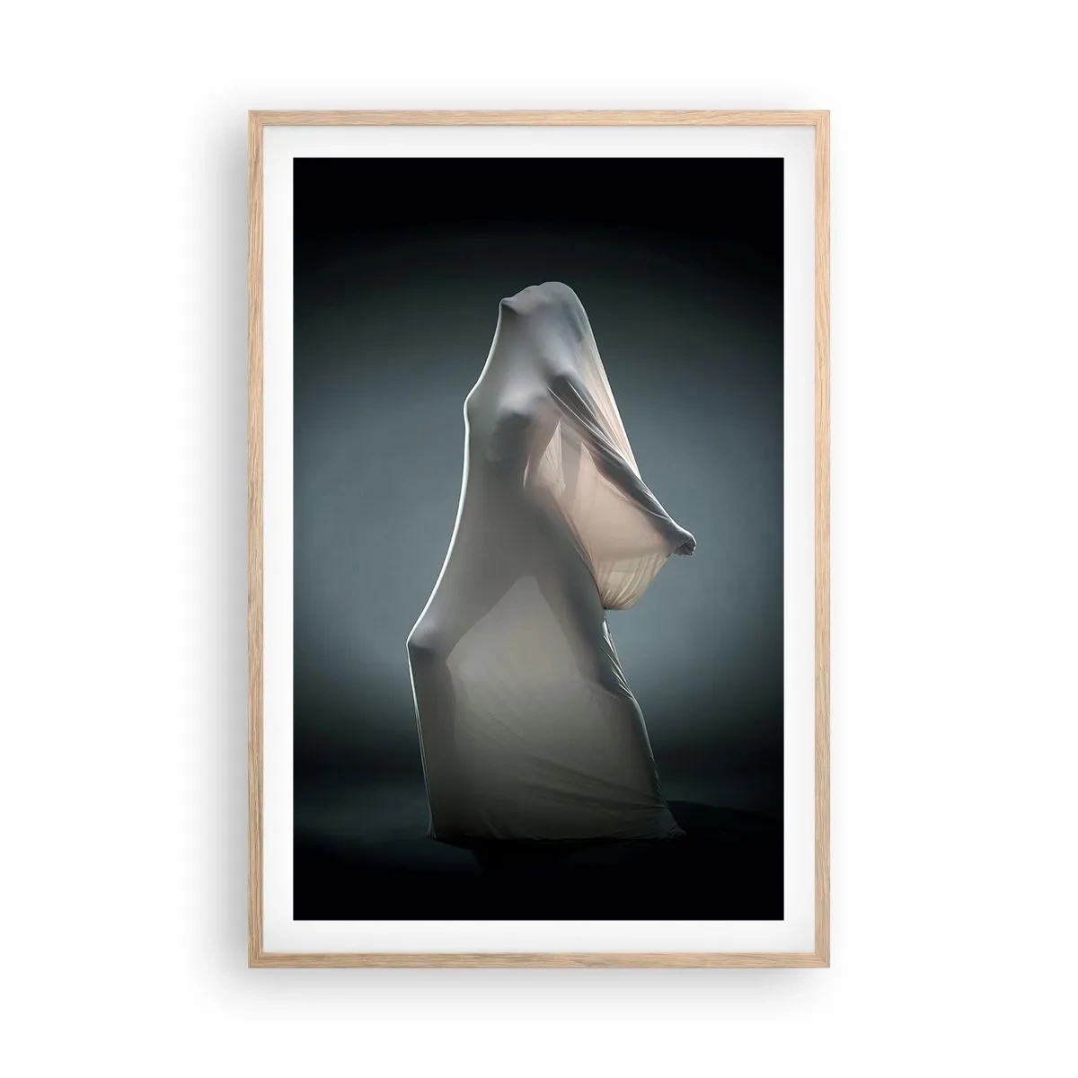 Plakát v rámu světlý dub - Skryté touhy - 61x91 cm