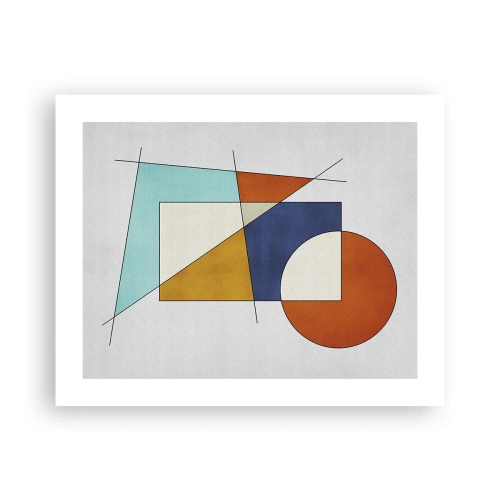 Plakát - Abstrakce: modernistická zábava - 50x40 cm