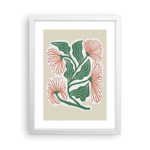 Plakát v bílém rámu - Lidové i moderní - 30x40 cm