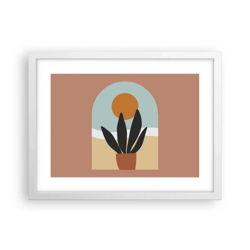 Plakát v bílém rámu - Malé radosti - 40x30 cm