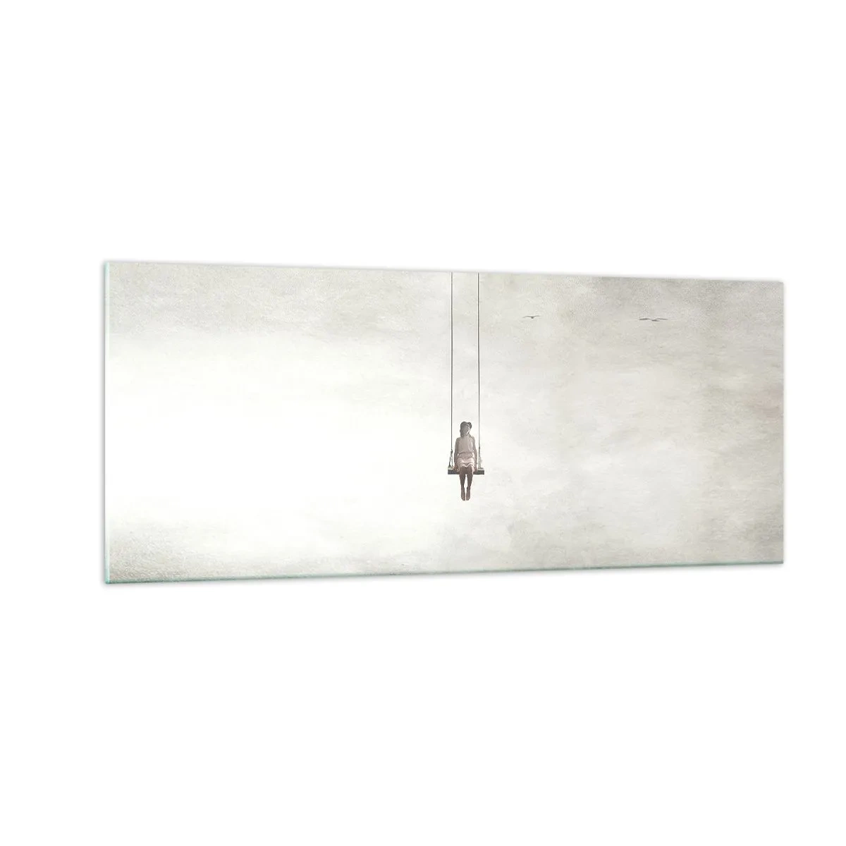 Obraz na skle - Dítě v nás - 100x40 cm