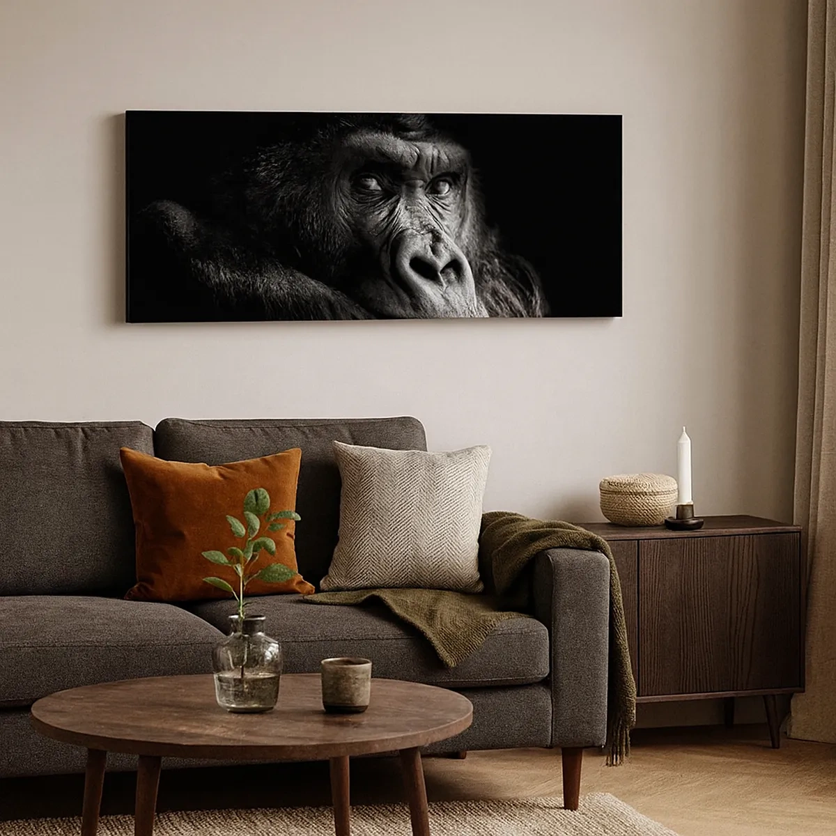 Obraz na plátně - Na co tak koukáš? - 30x30 cm