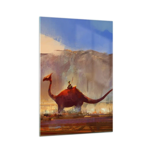 Obraz na skle - Kdyby nevyhynuly - 70x100 cm