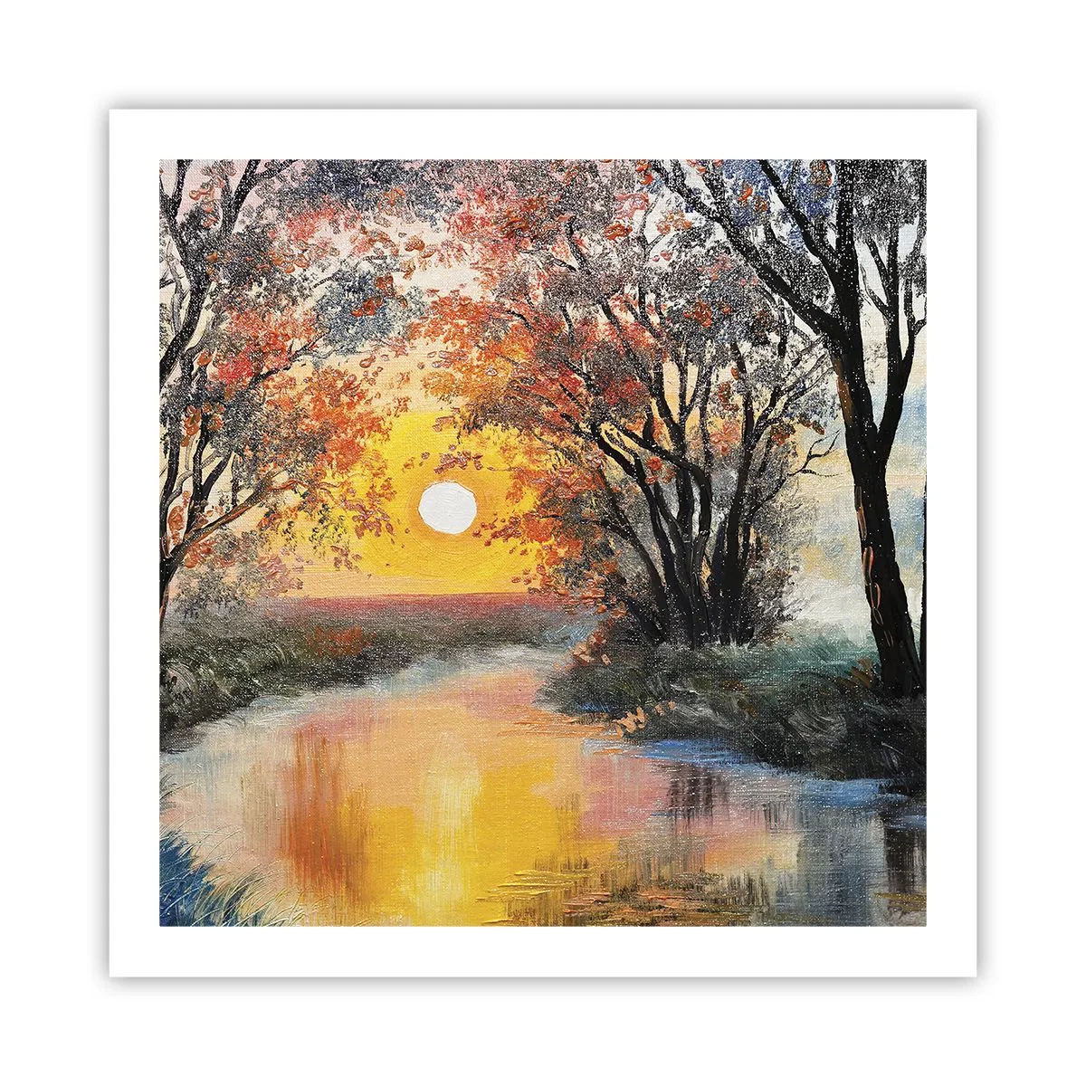 Plakát - Podzimní nádech - 60x60 cm