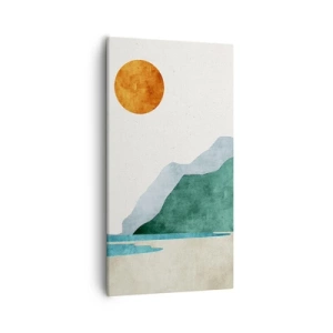 Obraz na plátně - Prostě ideální krajina - 55x100 cm