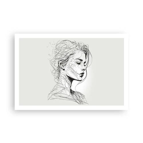 Plakát - Portrét v zamyšlení - 91x61 cm