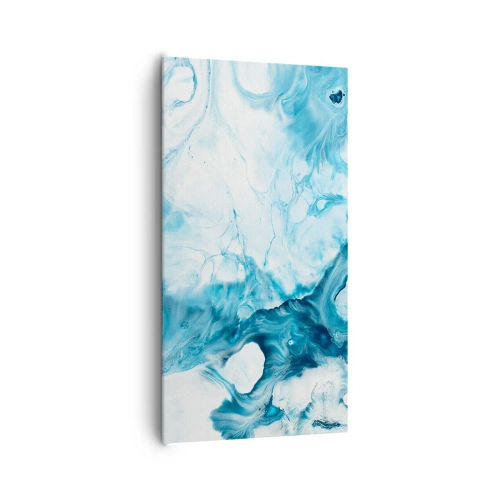 Obraz na plátně - Modrý koncert - 65x120 cm